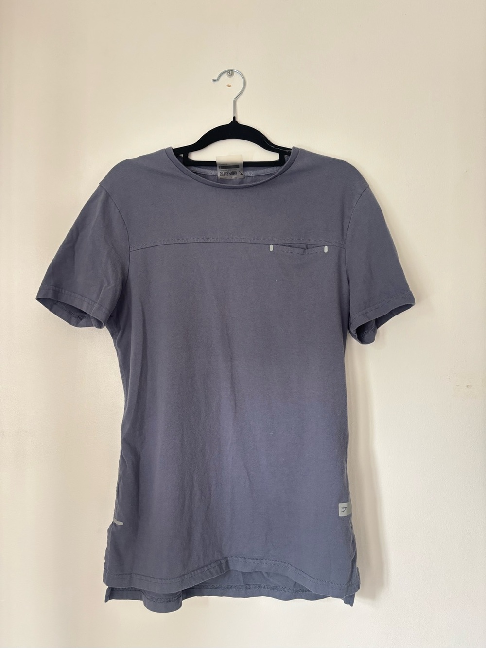 Gymshark Men's Short Sleeve Tee in Slate Blue